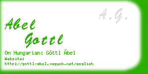 abel gottl business card